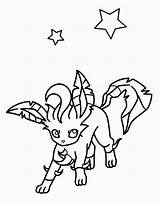 Printable Leafeon Pokemon Coloring Page  Free Pages sketch template