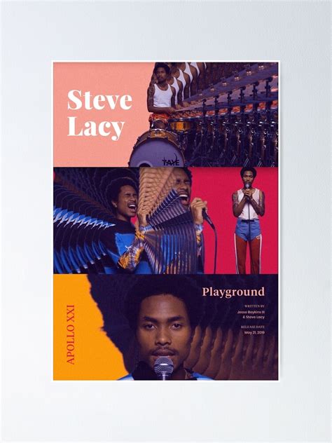 "Steve Lacy - Apollo XXI (2019) Playground Music Album Cover Poster ...