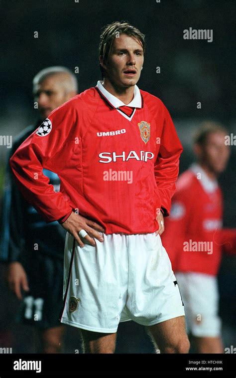 DAVID BECKHAM MANCHESTER UNITED FC 29 September 1999 Stock Photo: 135501819 - Alamy