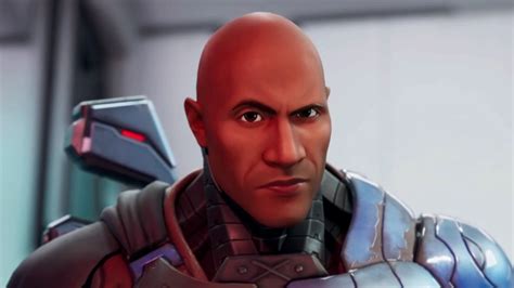 The Rock's trademark eyebrow raise made it into Fortnite's The End ...