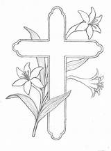 Christian Cross Coloring Pages  Home sketch template