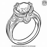 Magical Ring Coloring Pages sketch template