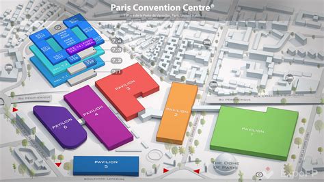 Paris Convention Centre floor plan