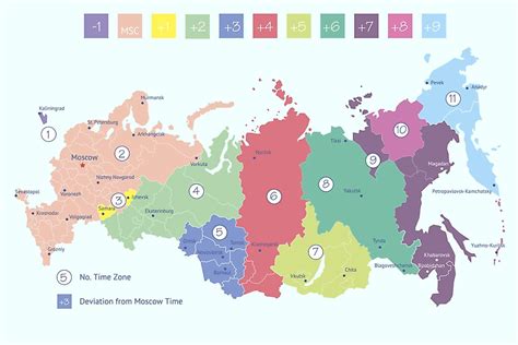 How Many Time Zones Are in Russia? - WorldAtlas