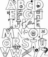 A Z Alphabet coloring Pages Download And Print For Free sketch template