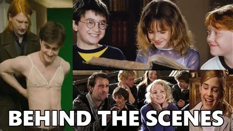 Funny and cute bloopers of Harry Potter movies Part-4 || BEHIND THE SCENES - YouTube