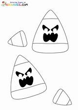 Candy Corn Coloring Pages sketch template