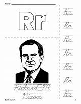 FREE Printable Richard M Nixon Presidents Day Coloring Page And  sketch template