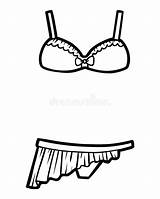 Bikini Coloring Pages sketch template