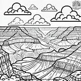 Grand Canyon Views Coloring Pages sketch template