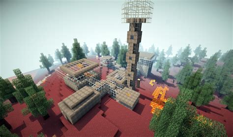 Post-apocalyptic Base Minecraft Map