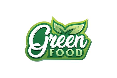 green food logo design (557807) | Logos | Design Bundles