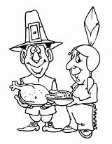 Thanksgiving Indian Coloring Pages sketch template