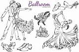 Ballroom Dancing Coloring Pages sketch template