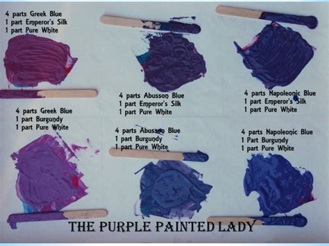Mixing Chalk Paint® Colors to Make “Purples” | The Purple Painted Lady