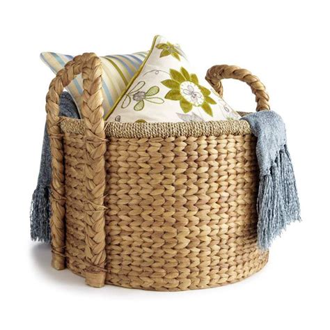 Carson Large Basket - Natural | Basket, Large baskets, Wicker