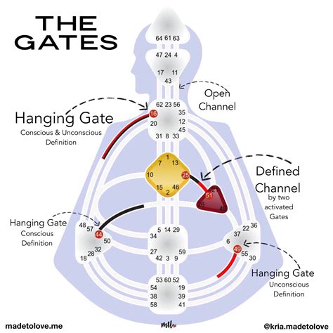 The Gates | Human design, Human design system, Divine design