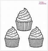 25 Cupcake Coloring Pages  Free Printable Sheets And Images For Kids sketch template