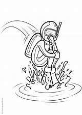 Scuba Diving 10  Coloring Pages 24 sketch template