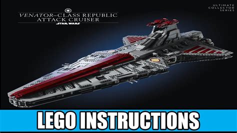 LEGO Instructions - Star Wars - 75367 - Venator-Class Republic Attack Cruiser UCS - YouTube