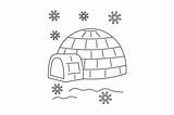 Igloo Coloring Page  Per Il Taglio SVG Di Creative Fabrica Crafts sketch template