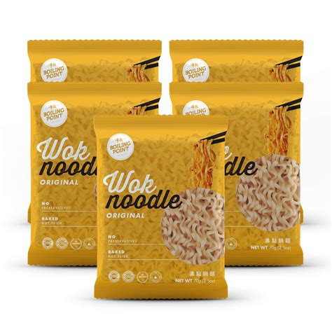 Buy BOILING POINT Wok Noodle Package, y Asian Ramen, No Preservatives, Non-Fried Instant Noodles ...