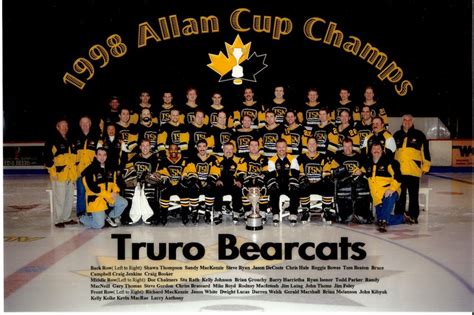 1998 Truro Bearcats | Nova Scotia Sport Hall of Fame