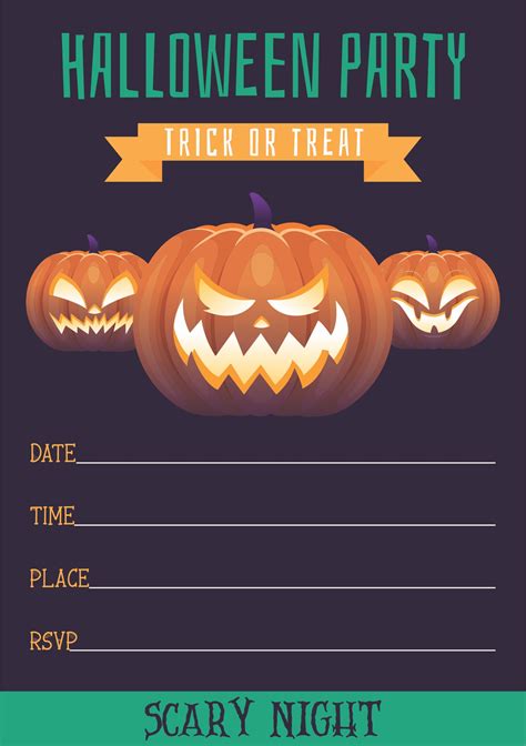 Halloween Invitations Free Printable