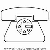 Old Phone Coloring Pages  Ultra sketch template