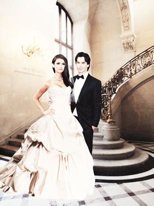 Vampire Diaries Damon And Elena Wedding