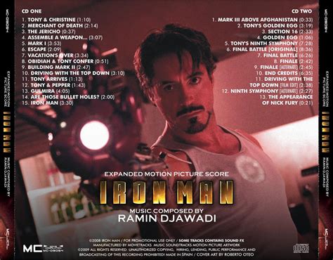 Iron Man (2008) Expanded Score (Back) by kidsfan on DeviantArt