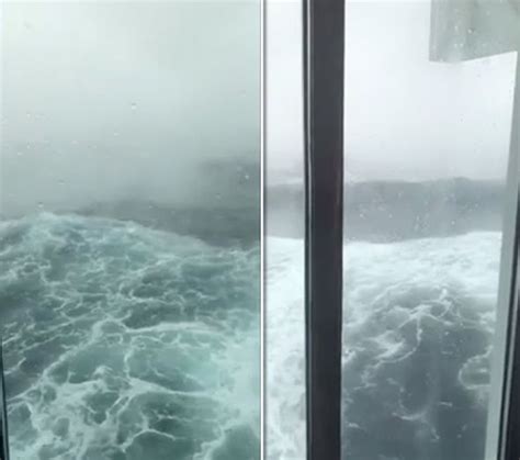 Cruise ship in storm is caught in terrifying viral video filmed by a ...