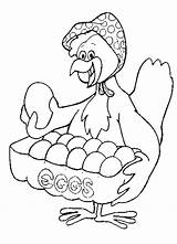 Chicken Coloring  AZ Pages Clipartsco sketch template