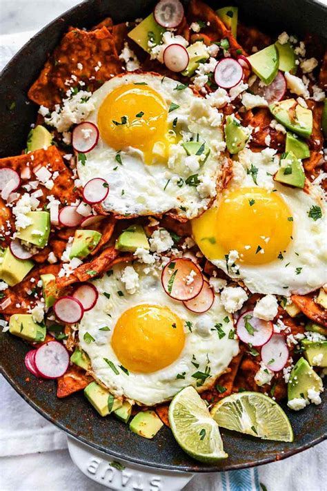 How to Make THE BEST Chilaquiles with Eggs | foodiecrush.com