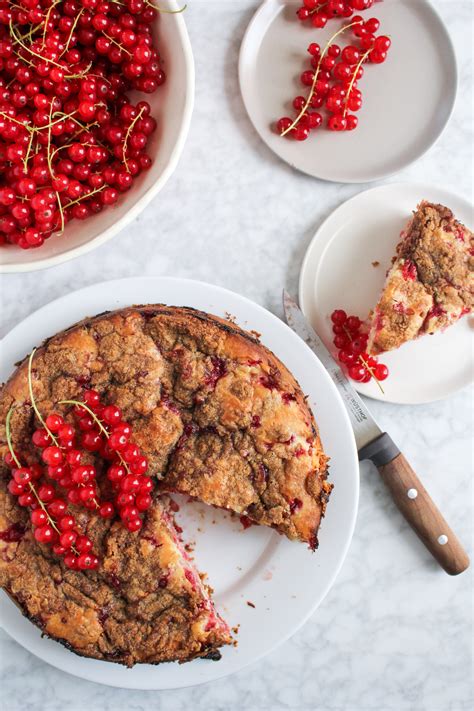 Red Currant Coffee Cake - Katie at the Kitchen Door