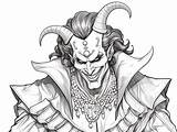 Realistic Jester Coloring  Page sketch template