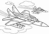 fighter jet coloring Page airplane Pages For  sketch template