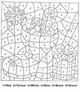 Christmas Color By Numbers  Best Coloring Pages For Kids sketch template
