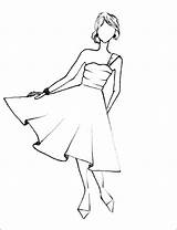 Fashion Model Coloring Pages At GetColoringscom  Free Printable sketch template