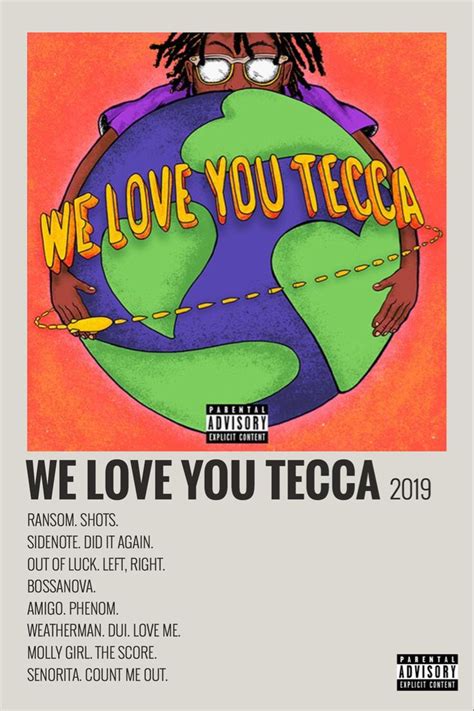 We Love you Tecca by Maja | Plakater