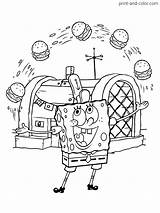 Spongebob squarepants coloring Pages  Print And Colorcom sketch template