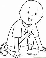 Caillou Coloring Page  Free Pages ColoringPages101com sketch template