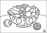Lettuce Coloring Page sketch template