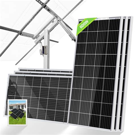 Dual Axis Solar Tracker System Help To Increase 40% Power | ECO-WORTHY