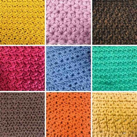 10 Crochet Stitches for Scarves (that AREN'T sc or dc!)