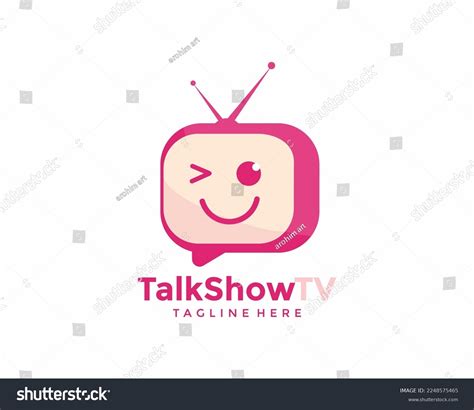 Talk Show Tv Logo Design Template Stock Vector (Royalty Free) 2248575465 | Shutterstock