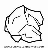 Crumpled Paper Coloring Pages For Kids  Free sketch template