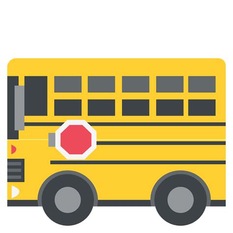 Bus emoji clipart. Free download transparent .PNG | Creazilla