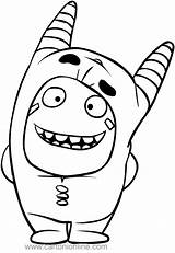 Pogo Of The Oddbods coloring Pages sketch template