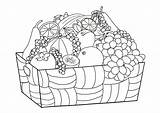 Fruit And Vegetable Coloring Pages Preschool sketch template